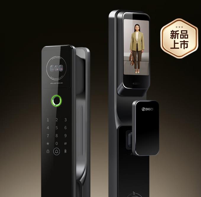 360推出智能門鎖V30Pro 支持3D人臉識(shí)別+雙攝